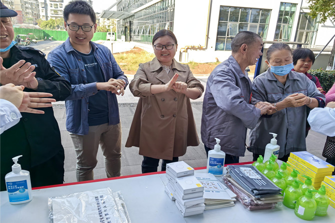 南充市身心醫(yī)院開展“全球洗手日”宣傳活動，共筑醫(yī)療安全防線