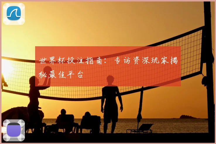世界杯投注指南：专访资深玩家揭秘最佳平台
