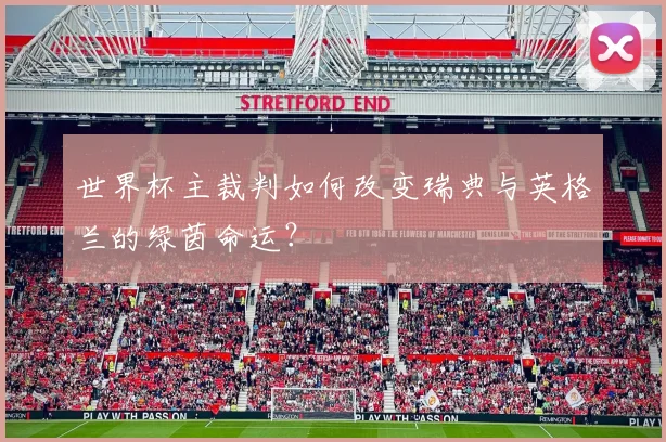 世界杯主裁判如何改变瑞典与英格兰的绿茵命运?