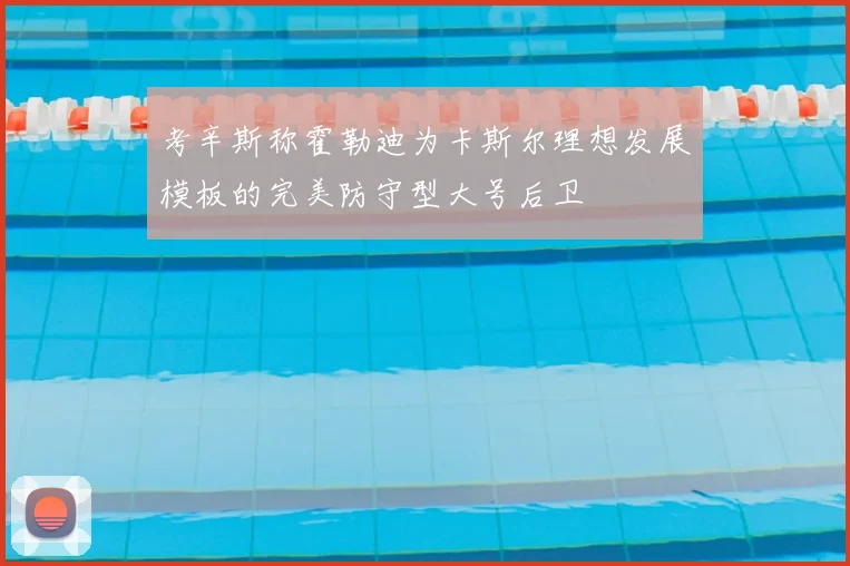 考辛斯称霍勒迪为卡斯尔理想发展模板的完美防守型大号后卫