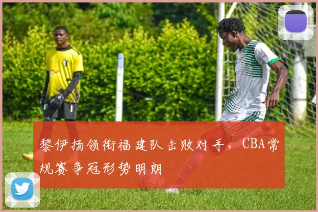 黎伊扬领衔福建队击败对手，CBA常规赛争冠形势明朗