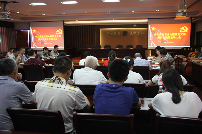 南充市身心醫院黨委召開了支部委員會委員選舉大會