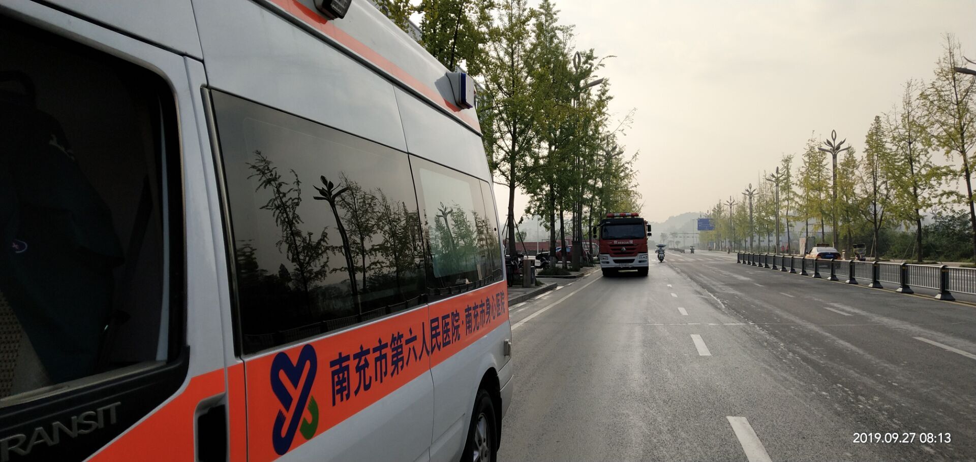 與“烈火英雄”同行——我院急救小組圓滿完成“營蓬儀”片區(qū)（營山）消防綜合演練任務(wù)